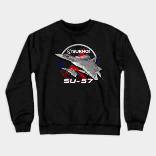 Sukhoi SU-57 Fighterjet Crewneck Sweatshirt